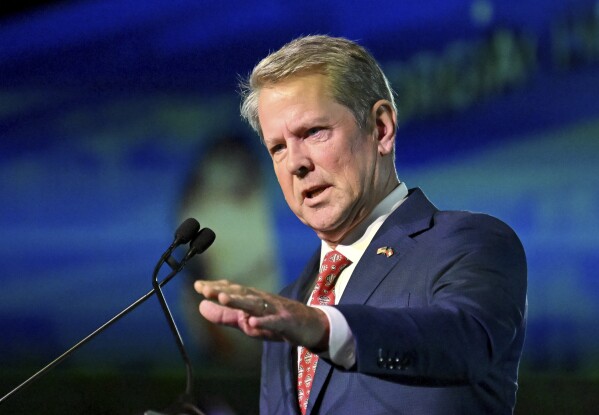 Georgia Gov. Kemp tells business group that he wants to limit